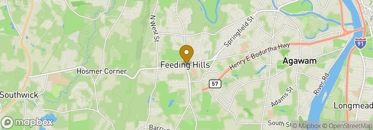 Map location: Feeding Hills