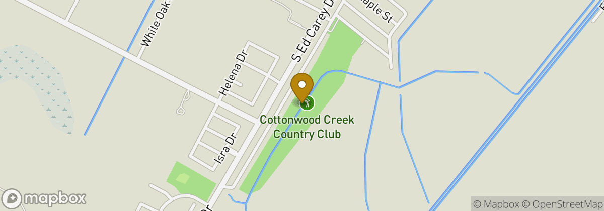 Map location: Cottonwood Creek Country Club