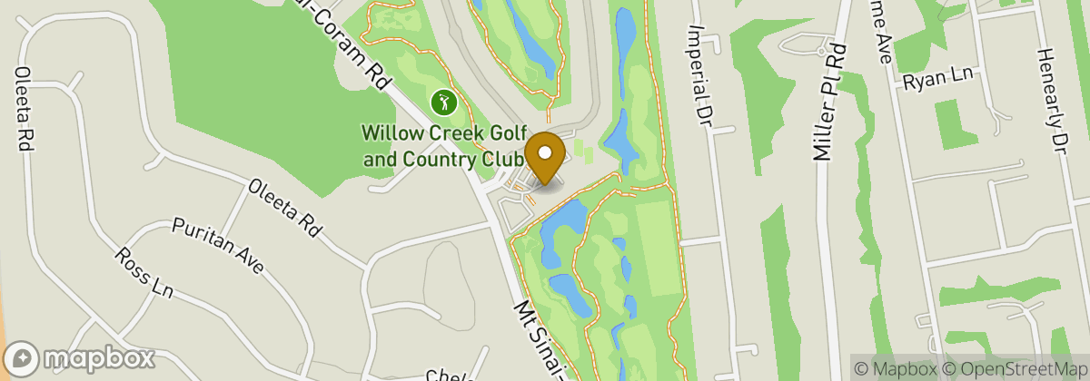 Map location: Willow Creek Golf & Country Club - Ny