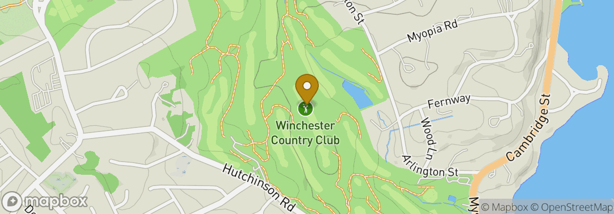 Map location: Winchester Country Club