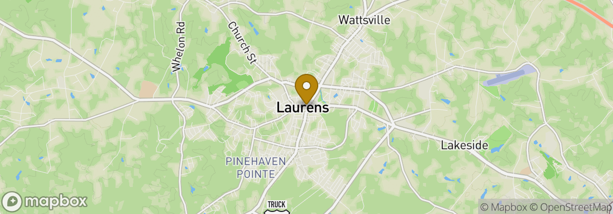 Map location: Laurens