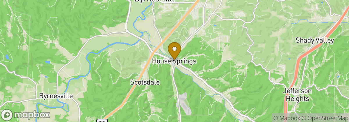 Map location: House Springs
