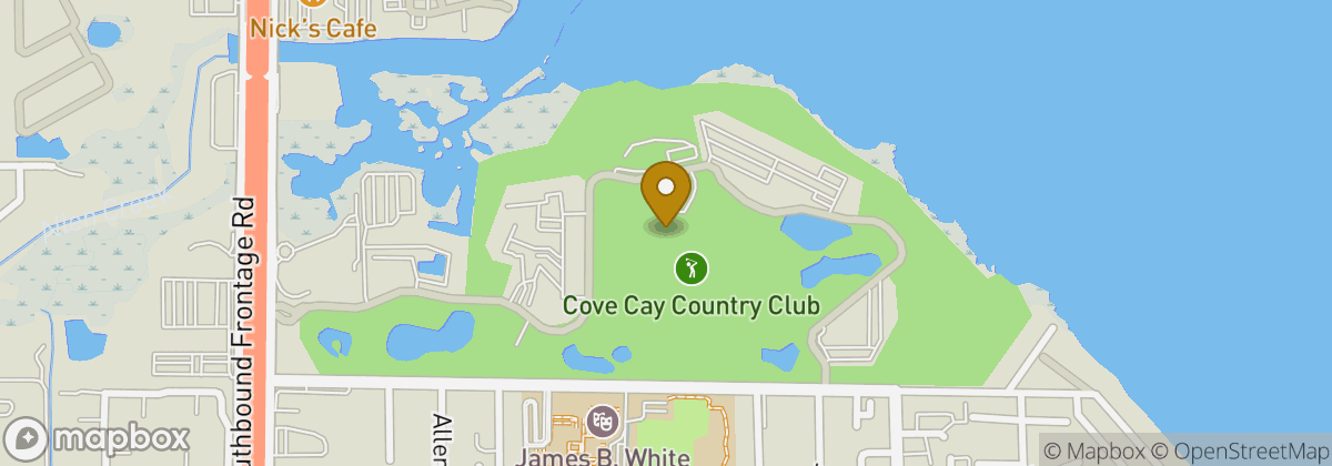 Map location: Cove Cay Golf Club