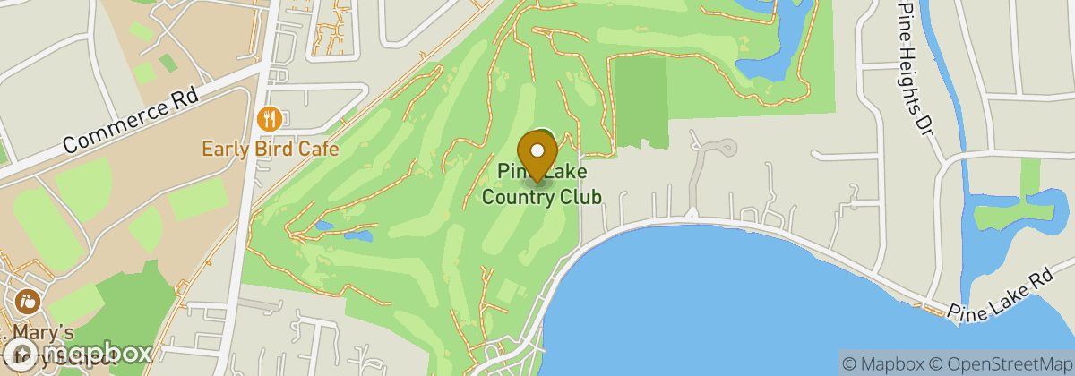 Map location: Pine Lake Country Club