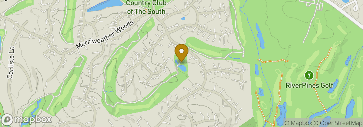 Map location: The Country Club of the South
