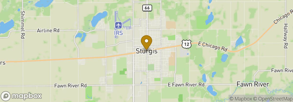 Map location: Sturgis