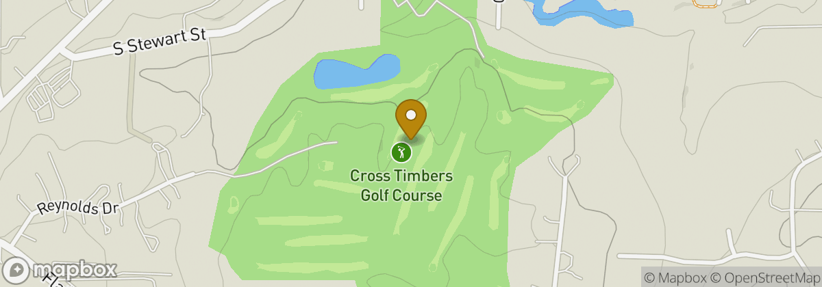 Map location: Cross Timbers Golf Course