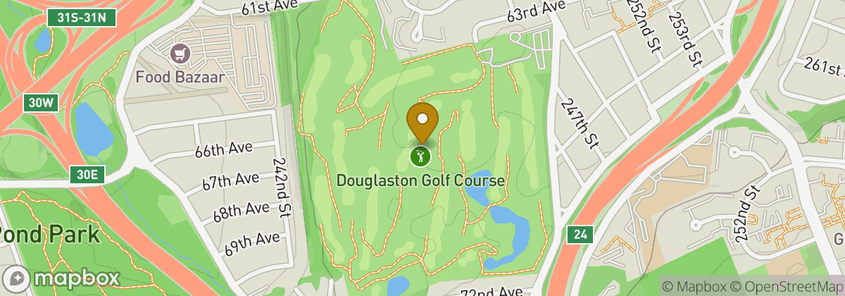 Map location: Douglaston Golf Course