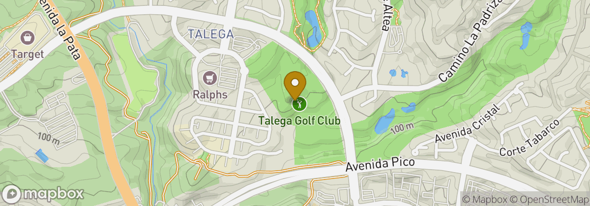 Map location: Talega Golf Club