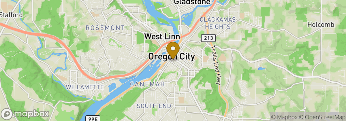 Map location: Oregon City