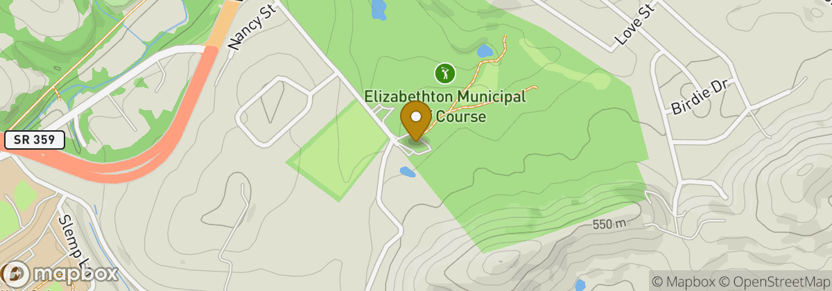Map location: Elizabethton Golf Course
