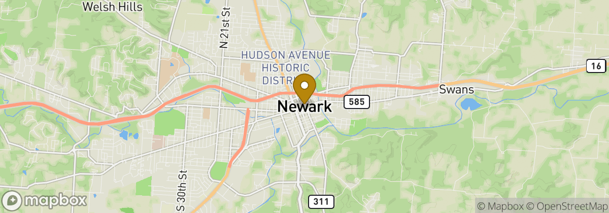 Map location: Newark