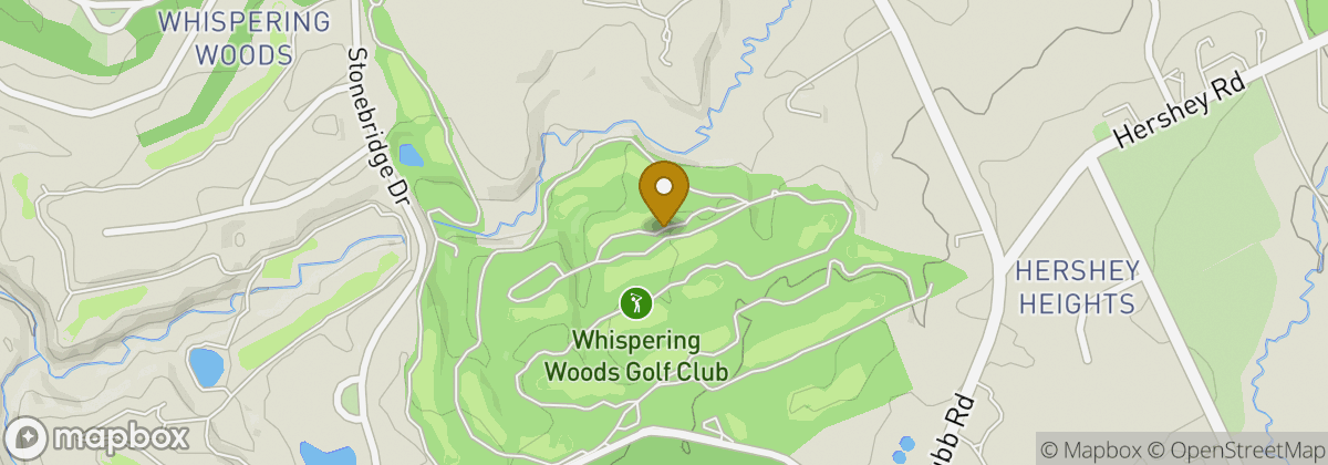 Map location: Whispering Woods Golf Club