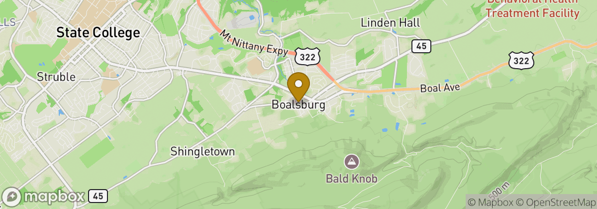 Map location: Boalsburg