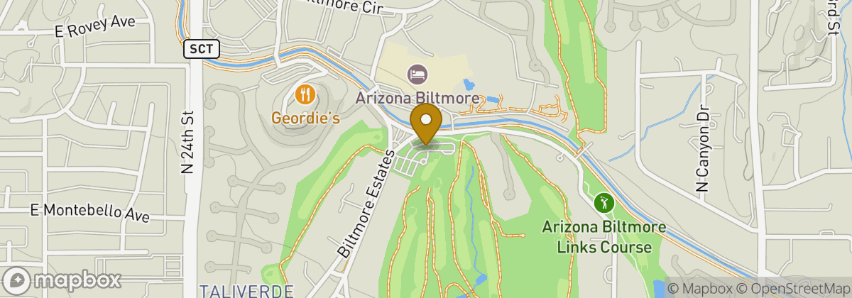 Map location: Arizona Biltmore Golf Club