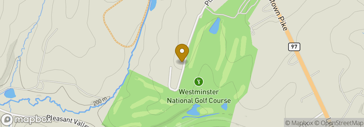 Map location: Westminster National Golf Course