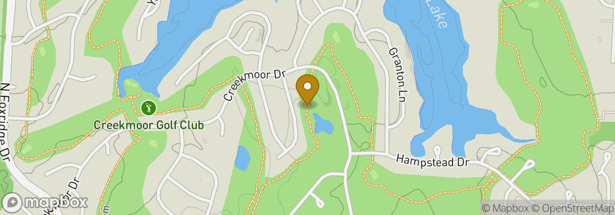 Map location: Creekmoor Golf Course