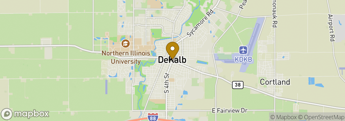 Map location: DeKalb