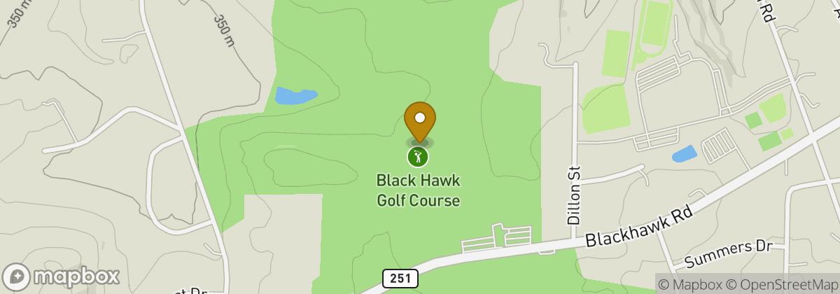 Map location: Black Hawk Golf Course