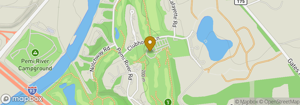 Map location: Owl's Nest Golf Club