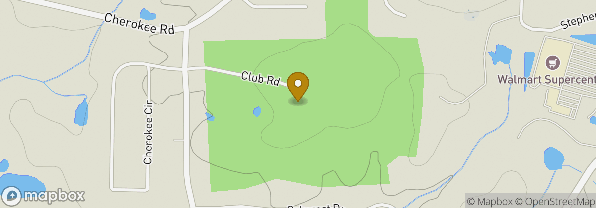 Map location: Cherokee Golf & Country Club