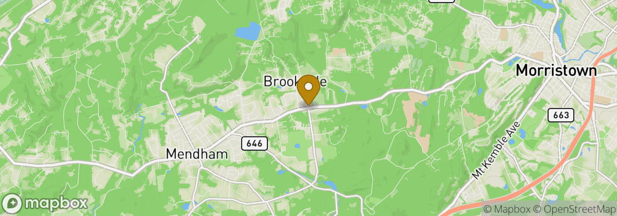 Map location: Mendham Township