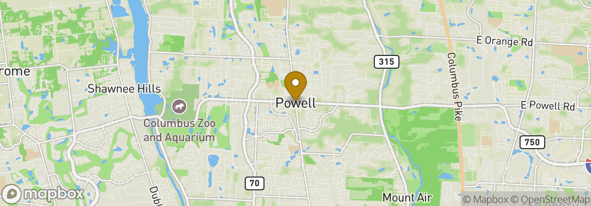 Map location: Powell