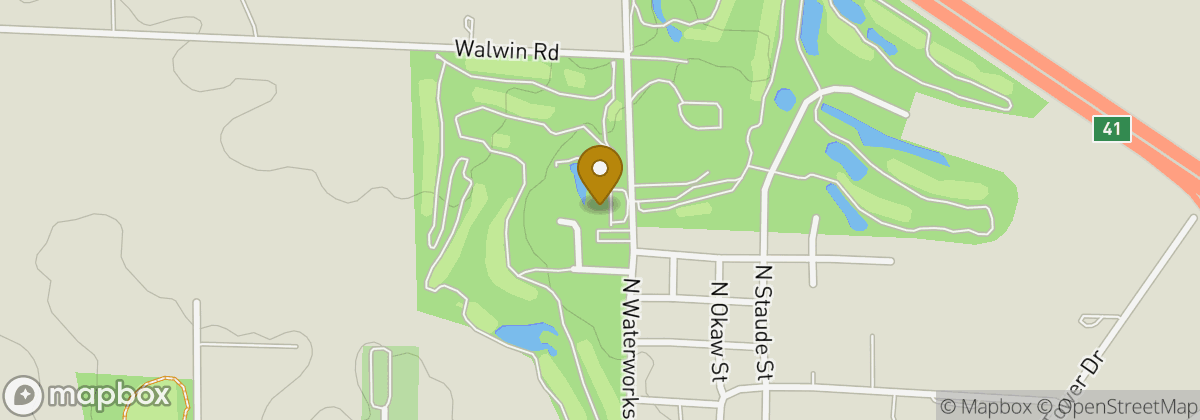Map location: Roland Barkau Memorial Golf Course