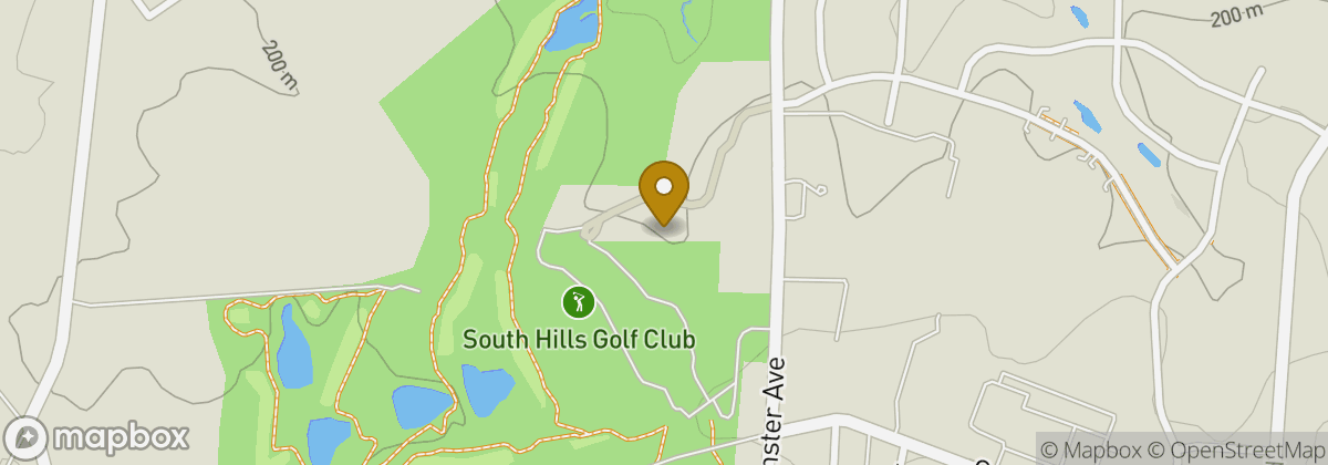 Map location: South Hills Country Club