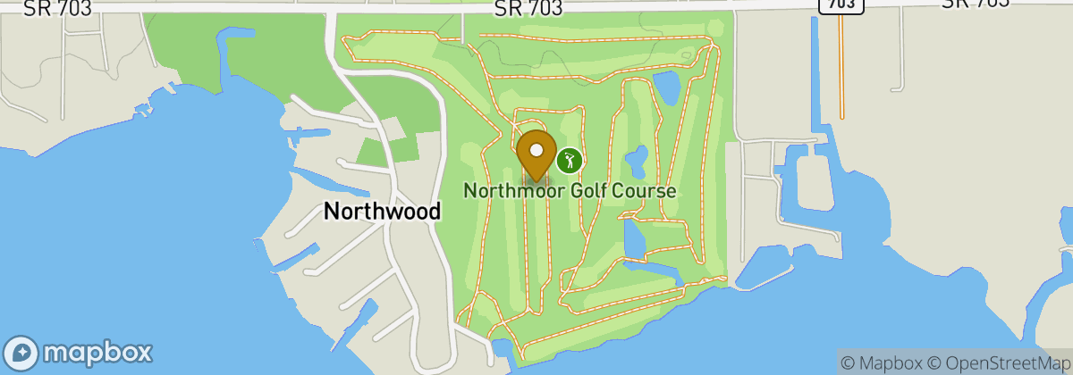 Map location: Northmoor Golf Course