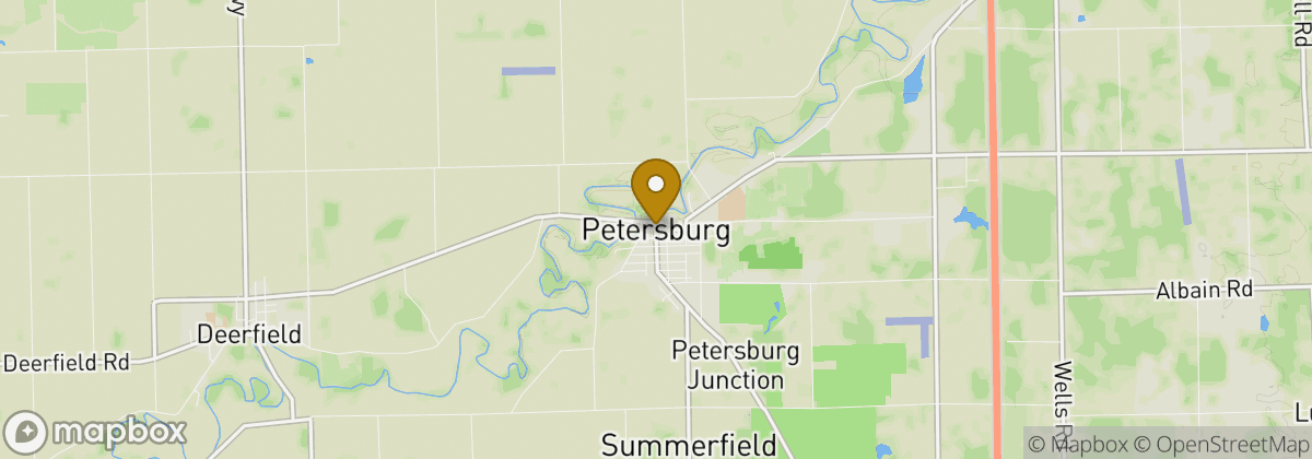 Map location: Petersburg