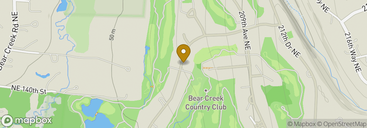 Map location: Bear Creek Country Club