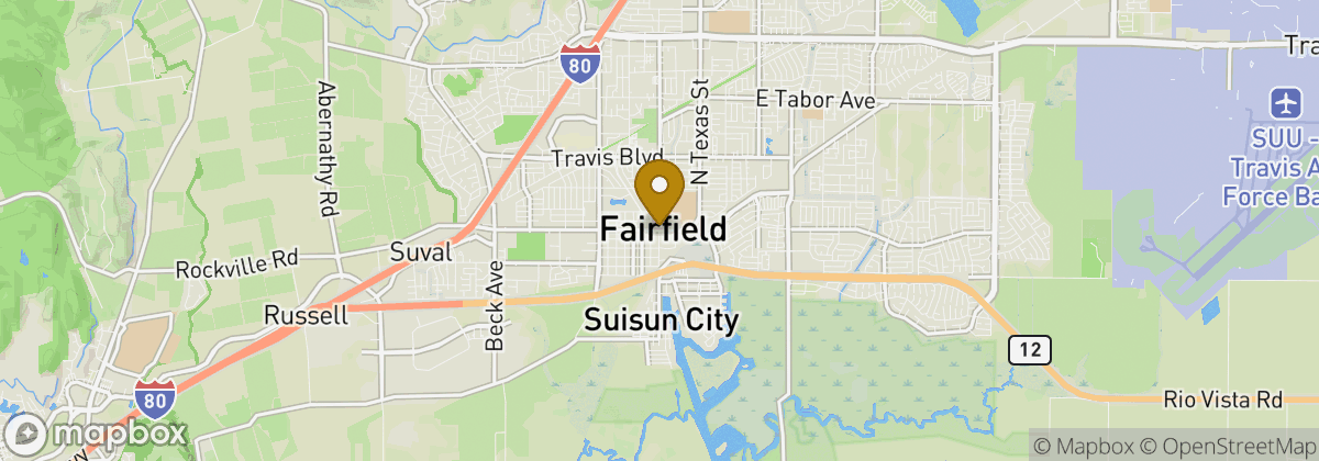 Map location: Fairfield
