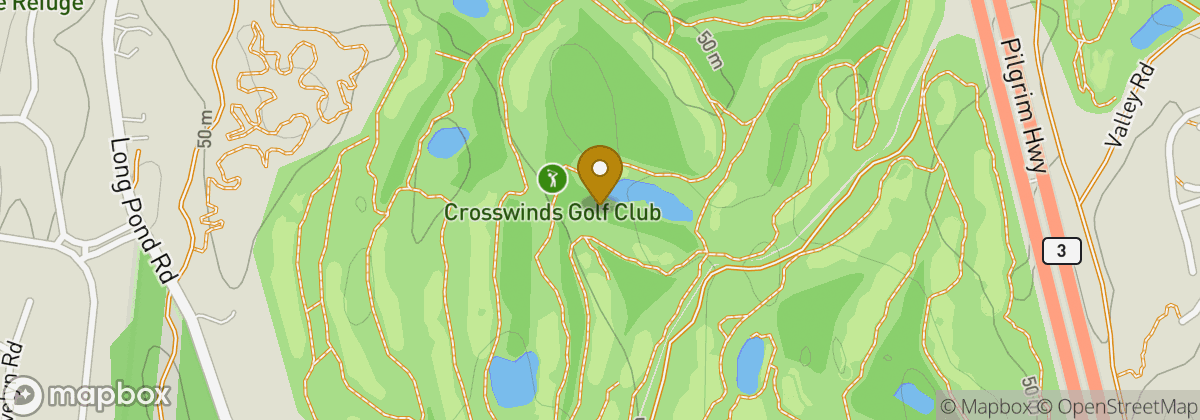 Map location: Crosswinds Golf Club