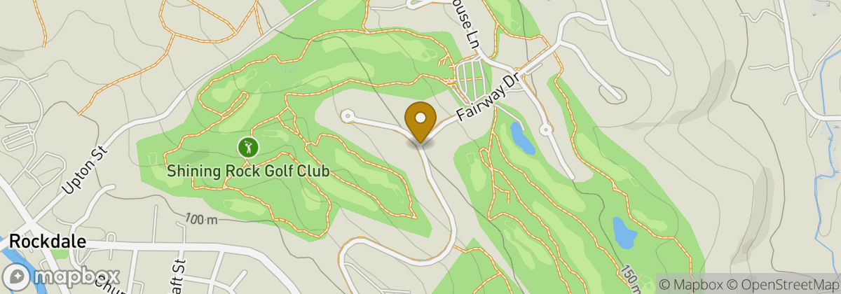 Map location: Shining Rock Golf Club