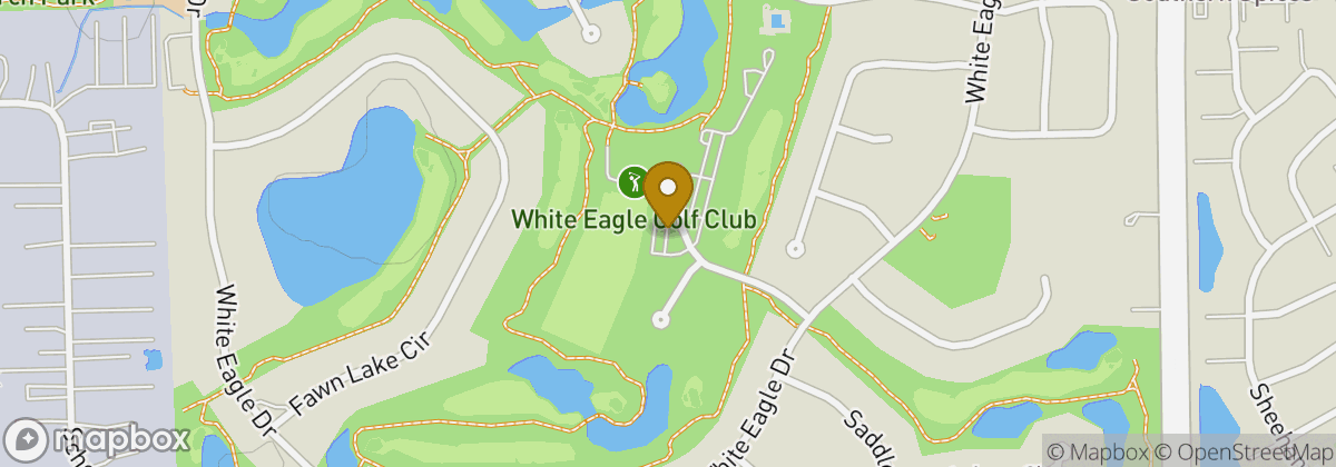 Map location: White Eagle Golf Club