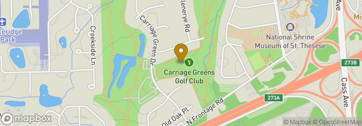 Map location: Carriage Greens Country Club