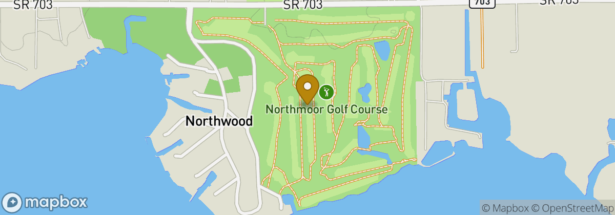 Map location: Northmoor Golf Course