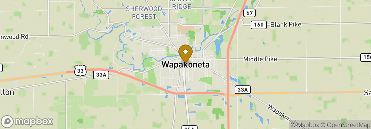 Map location: Northmoor Golf Course