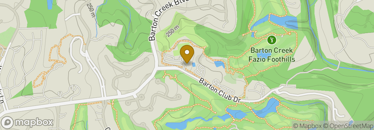 Map location: Barton Creek Country Club