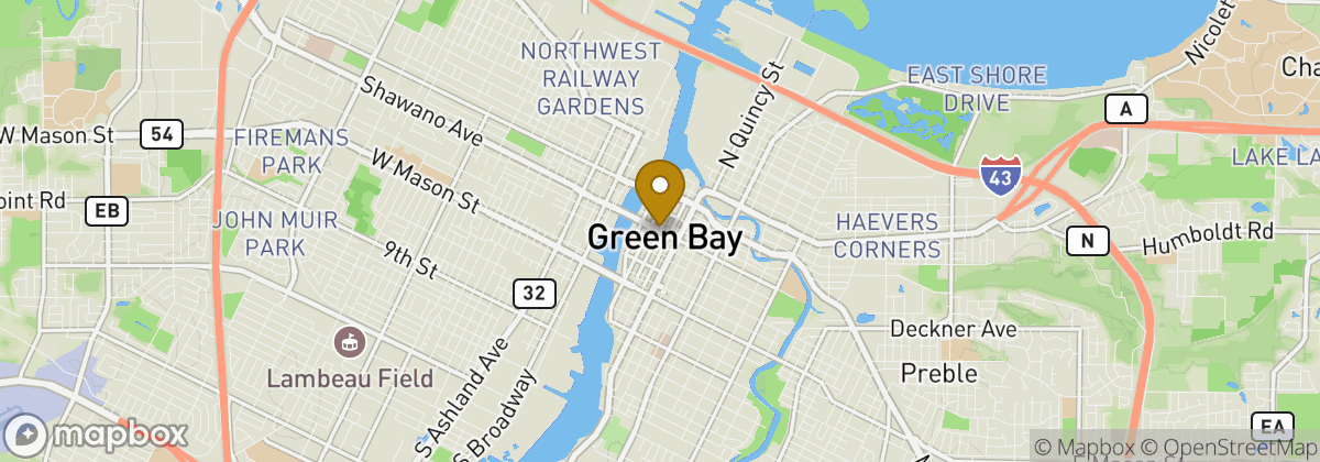 Map location: Green Bay