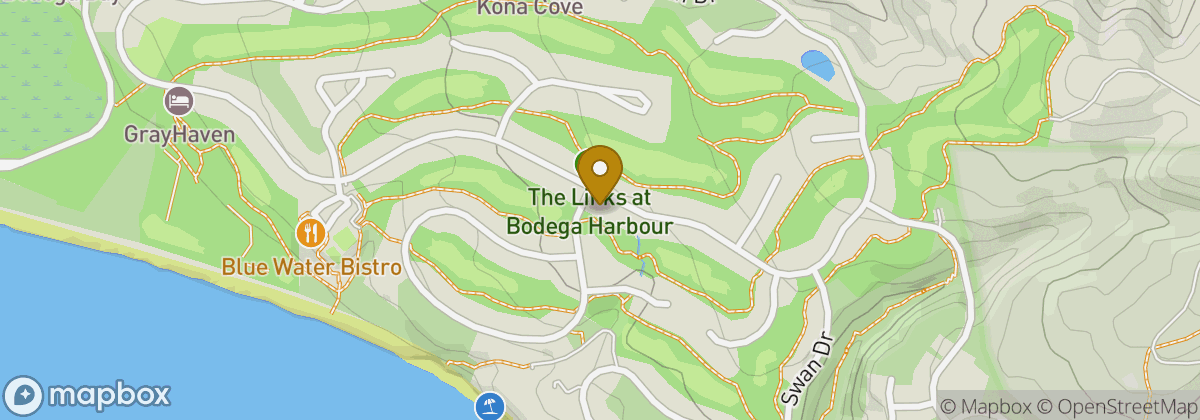 Map location: The Links at Bodega Harbour