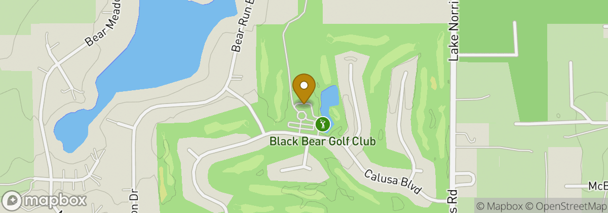 Map location: Black Bear Golf Club, Toptracer Range, Restaurant & Ice Cream Shop
