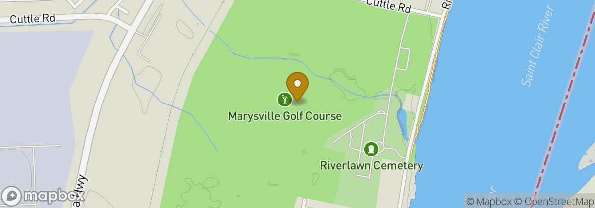 Map location: Marysville Golf Course