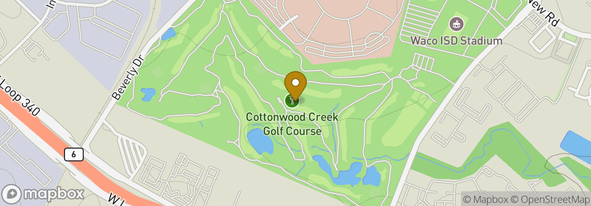 Map location: Cottonwood Creek Golf Course