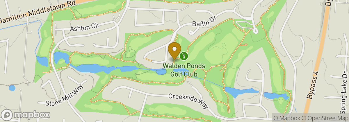 Map location: Walden Ponds Golf Club