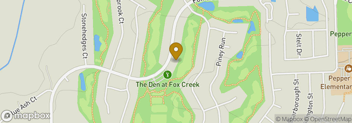Map location: The Den at Fox Creek