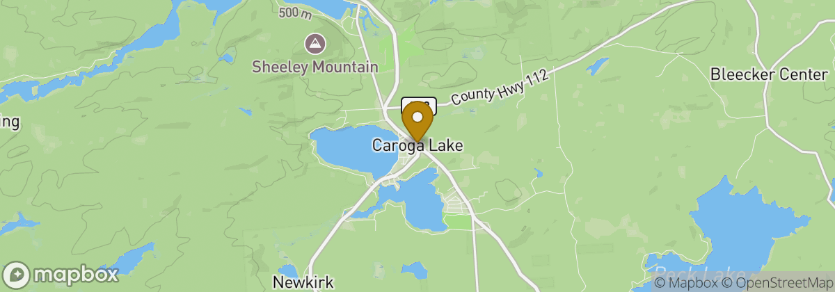 Map location: Caroga Lake