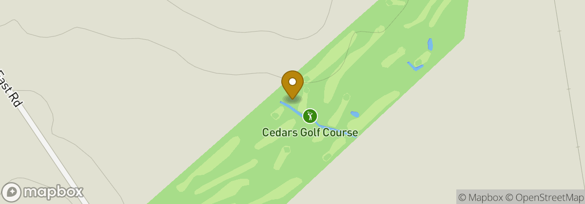 Map location: Cedars Golf Club