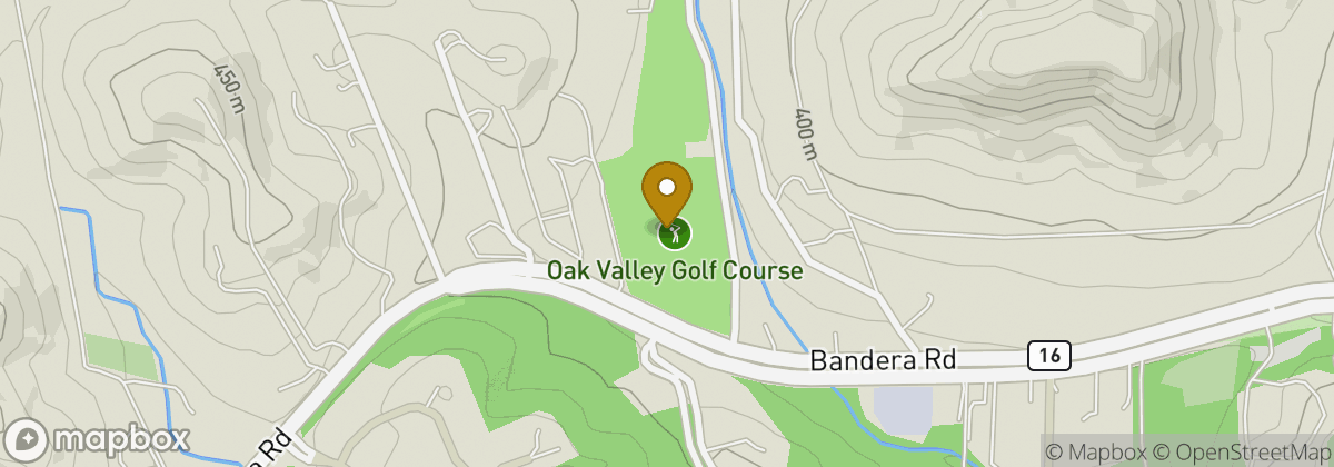 Map location: Oak Valley Golf Course